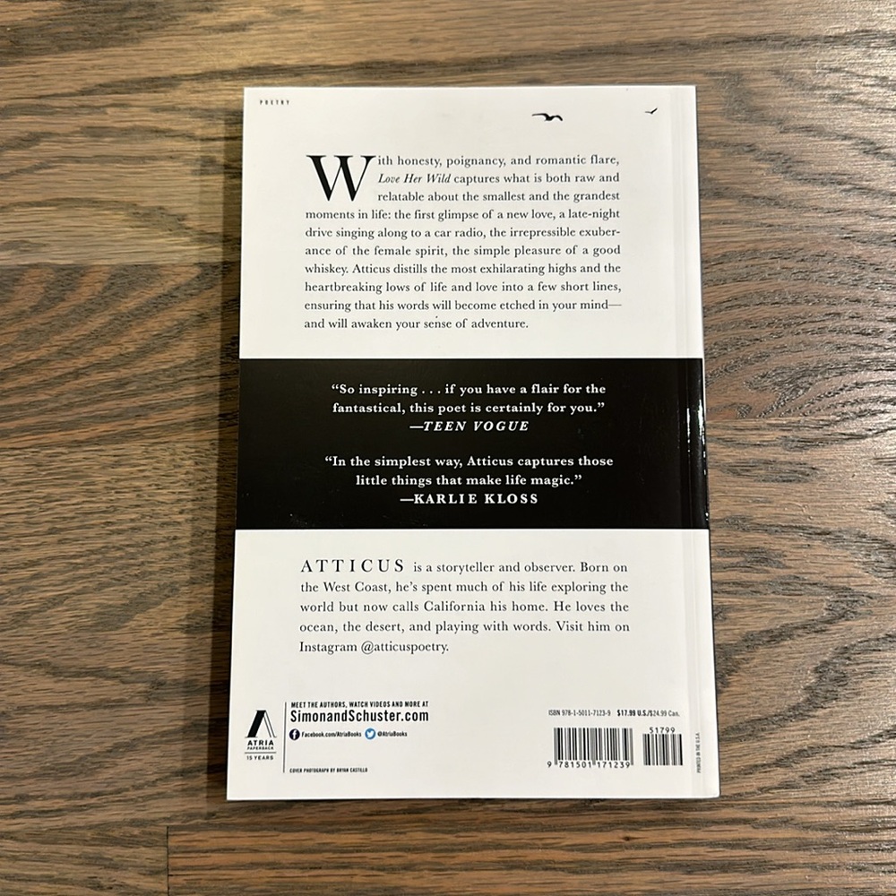 Almost New! Love Her Wild by Atticus - Picture 2 of 2